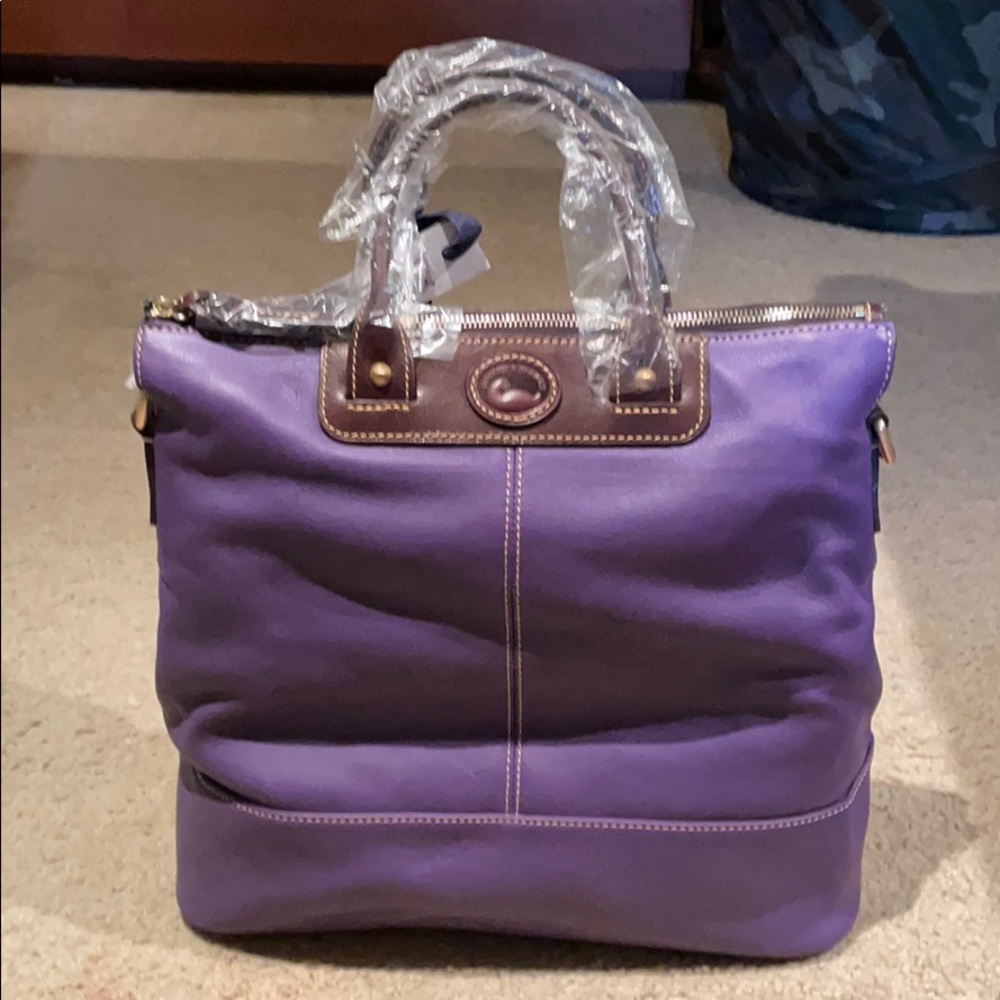Dooney & Bourke Convertible Shopper Bag - Purple